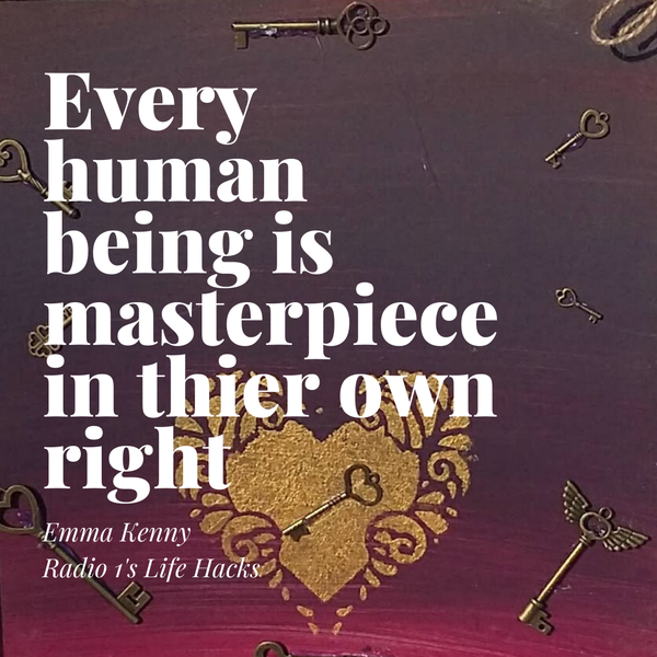 Masterpiece Quote Heart background